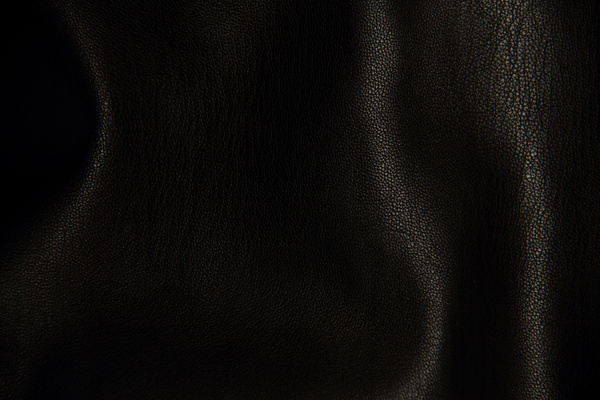Background of Wrinkled Leather Fabric 